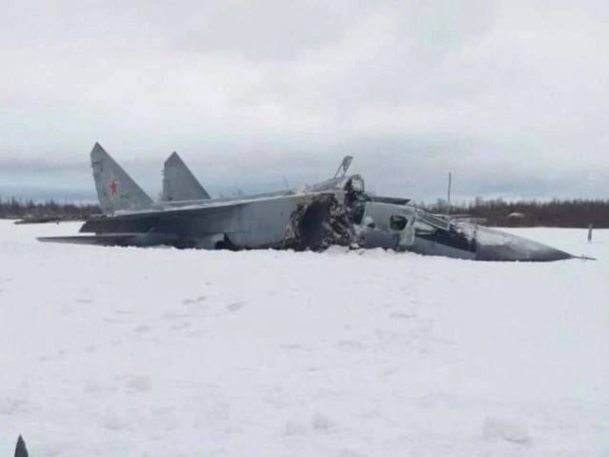 У Росії надвоє розвалився винищувач МіГ-31: у міноборони обіцяють швидко полагодити - Новини Росія - 24 Канал