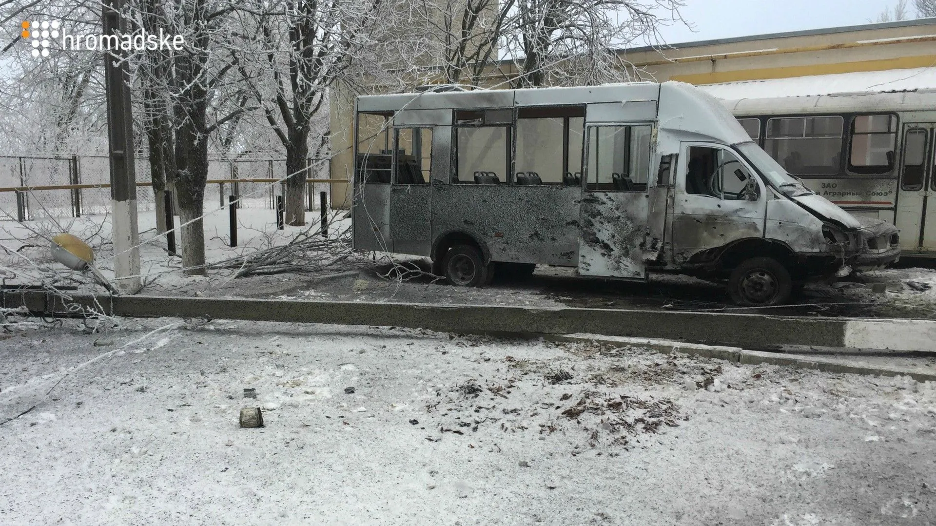 Обстріл транспрту Обстріл транспрту