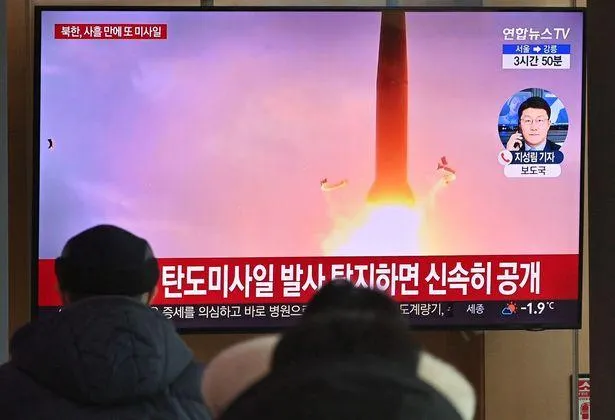 Запуск ракети КНДР