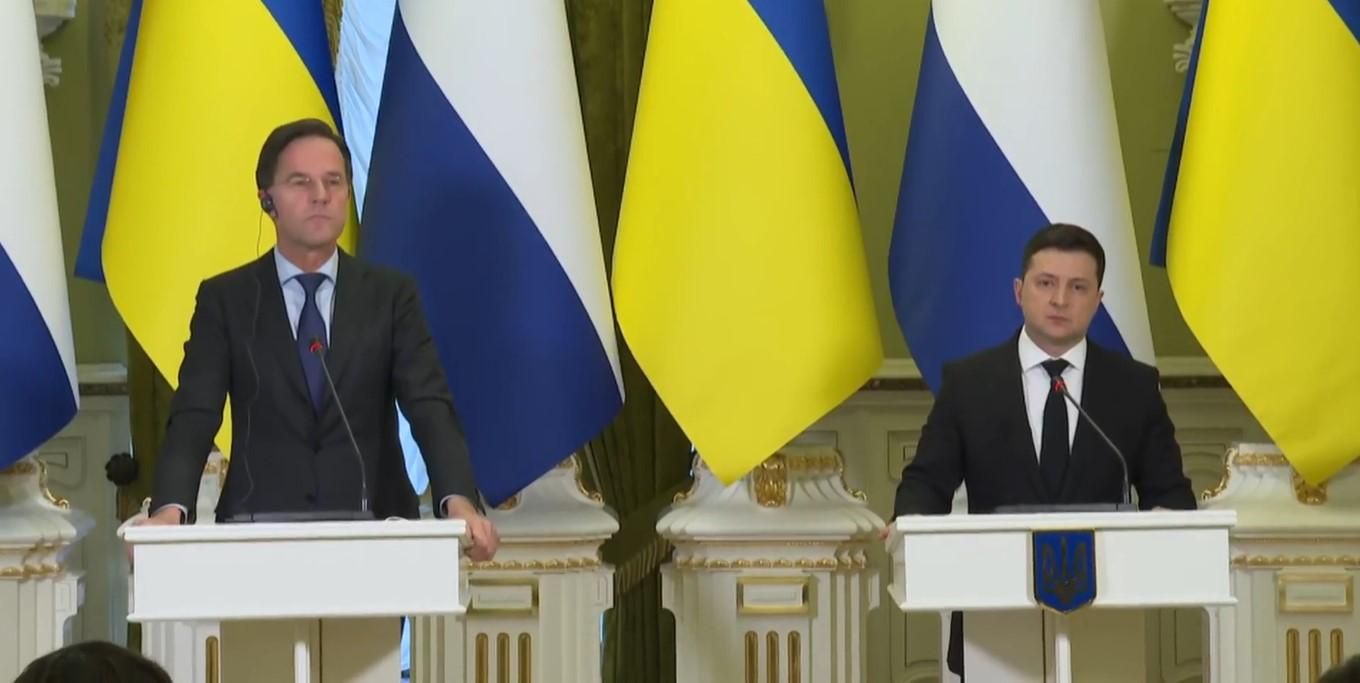 Тривожна ситуація: Зеленський і прем'єр Нідерландів обговорили ескалацію на кордоні - 24 Канал Тривожна ситуація: Зеленський і прем'єр Нідерландів обговорили ескалацію на кордоні - 24 Канал