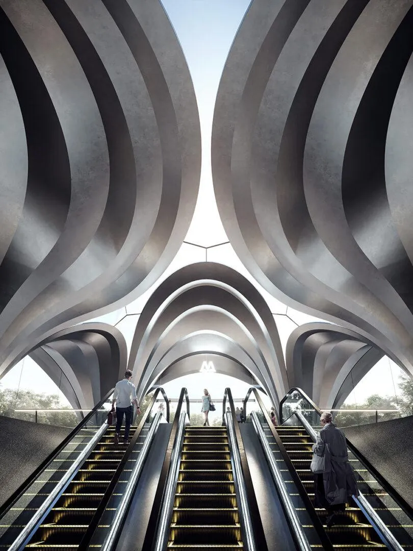 У Дніпрі збудують станції метро за проєктом Zaha Hadid Architects У Дніпрі збудують станції метро за проєктом Zaha Hadid Architects