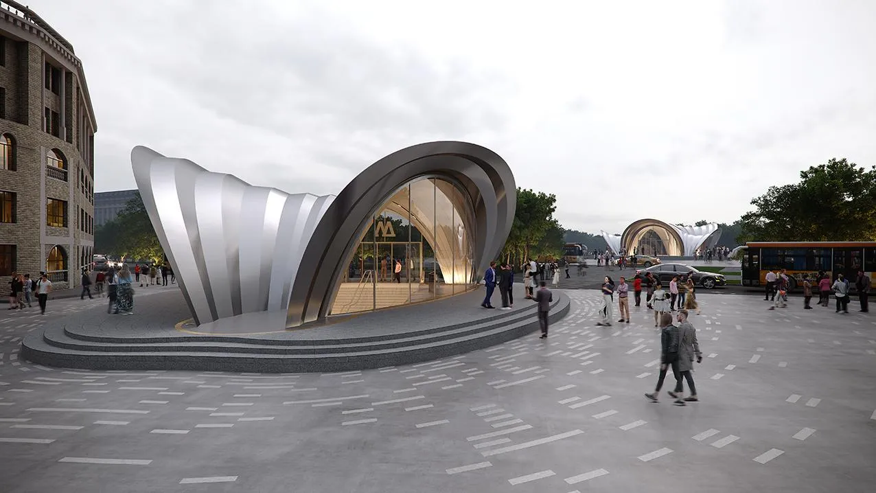 У Дніпрі збудують станції метро за проєктом Zaha Hadid Architects У Дніпрі збудують станції метро за проєктом Zaha Hadid Architects