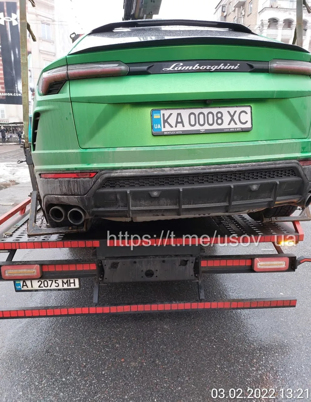 евакуація Lamborghini у Києві евакуація Lamborghini у Києві