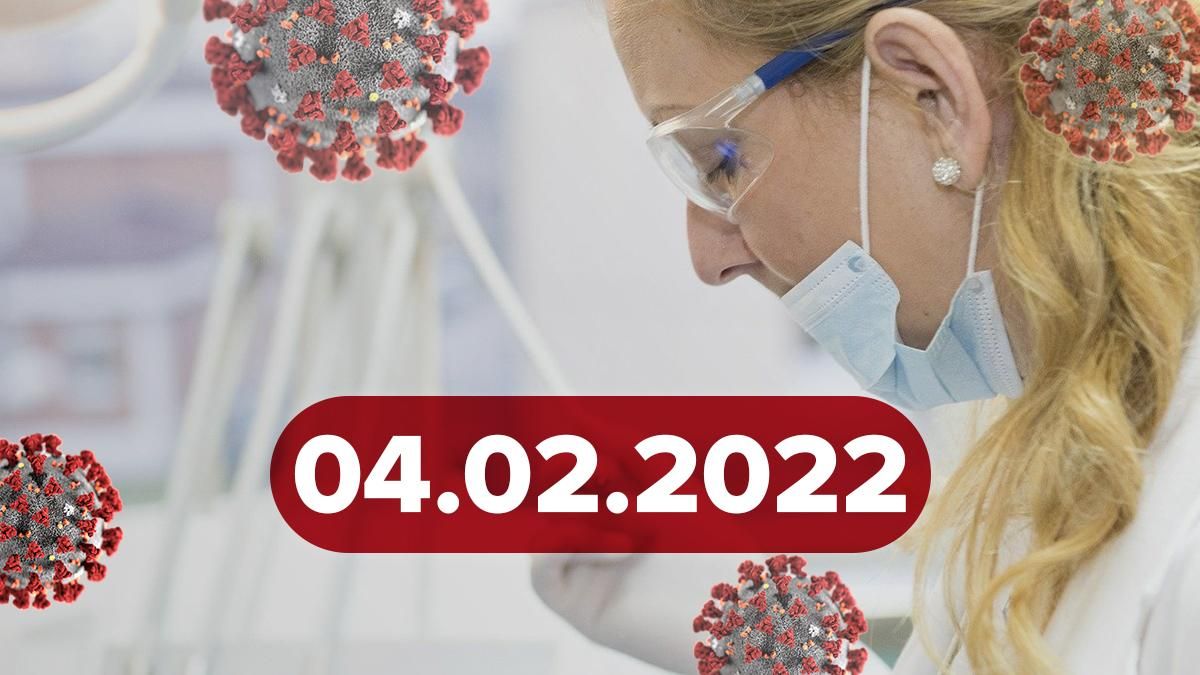 Коронавірус Україна, новини 4 лютого 2022 – статистика Коронавірус Україна, новини 4 лютого 2022 – статистика