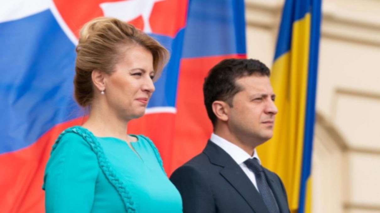 Зеленський обговорив з президенткою Словаччини транзит газу в Україну - 24 Канал