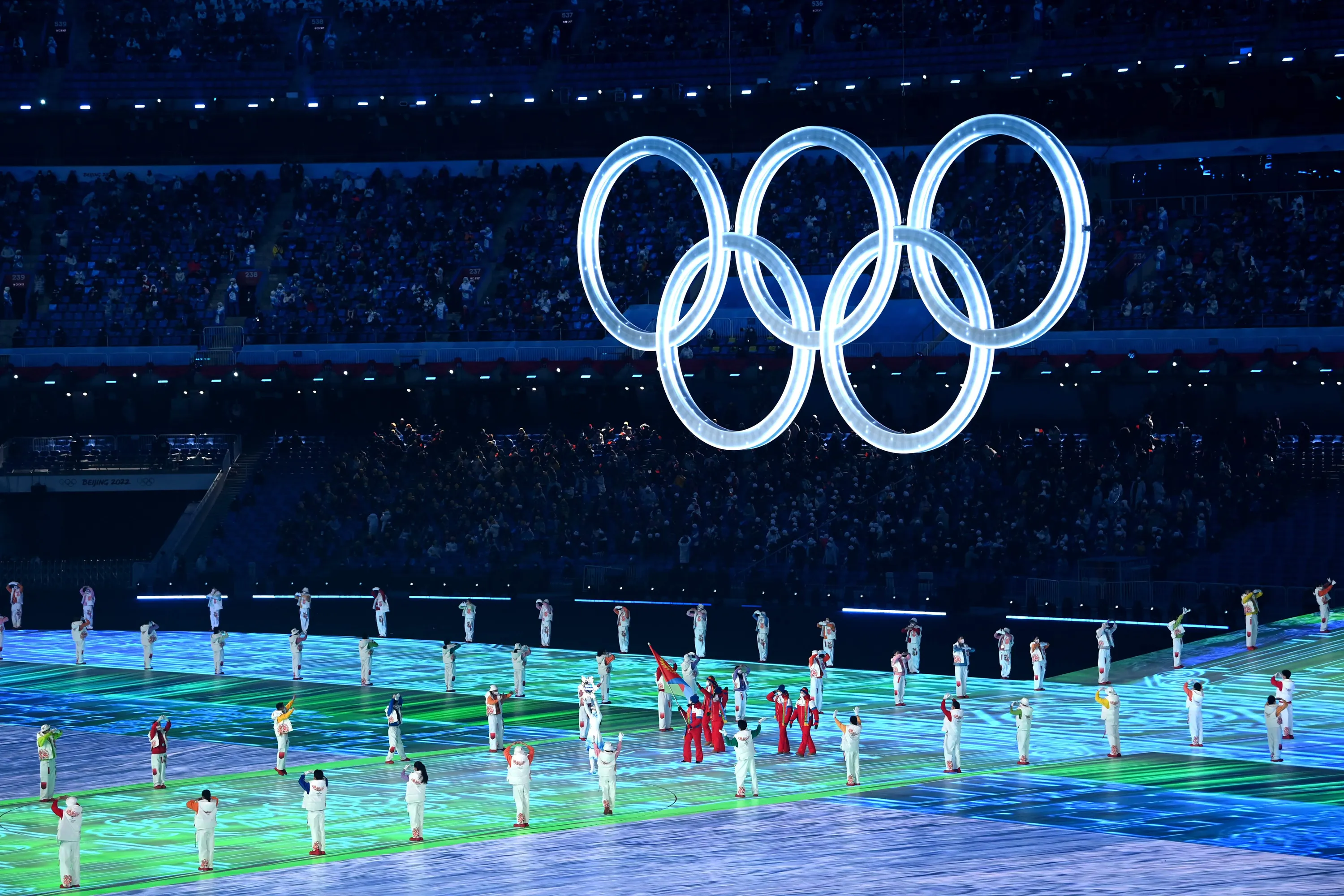 Парад спортсменів у Пекіні