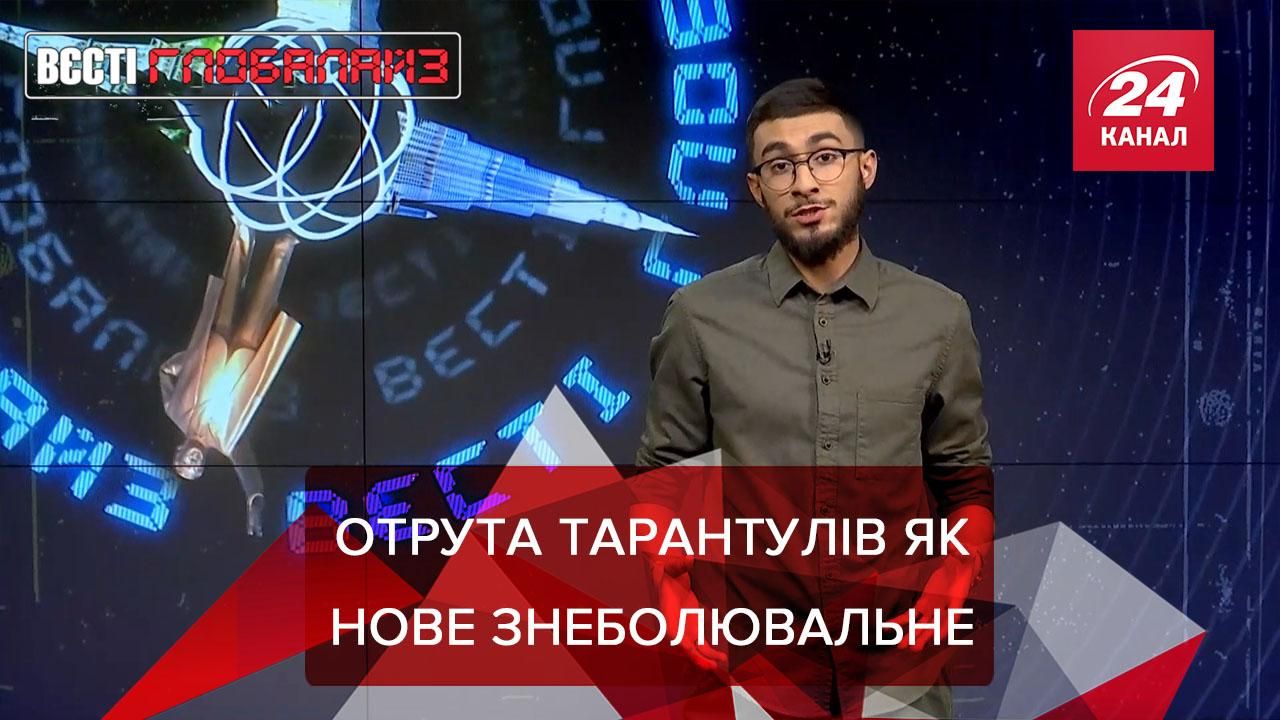 Вєсті Глобалайз: Отрута тарантулів може стати новим знеболювальним - 24 Канал