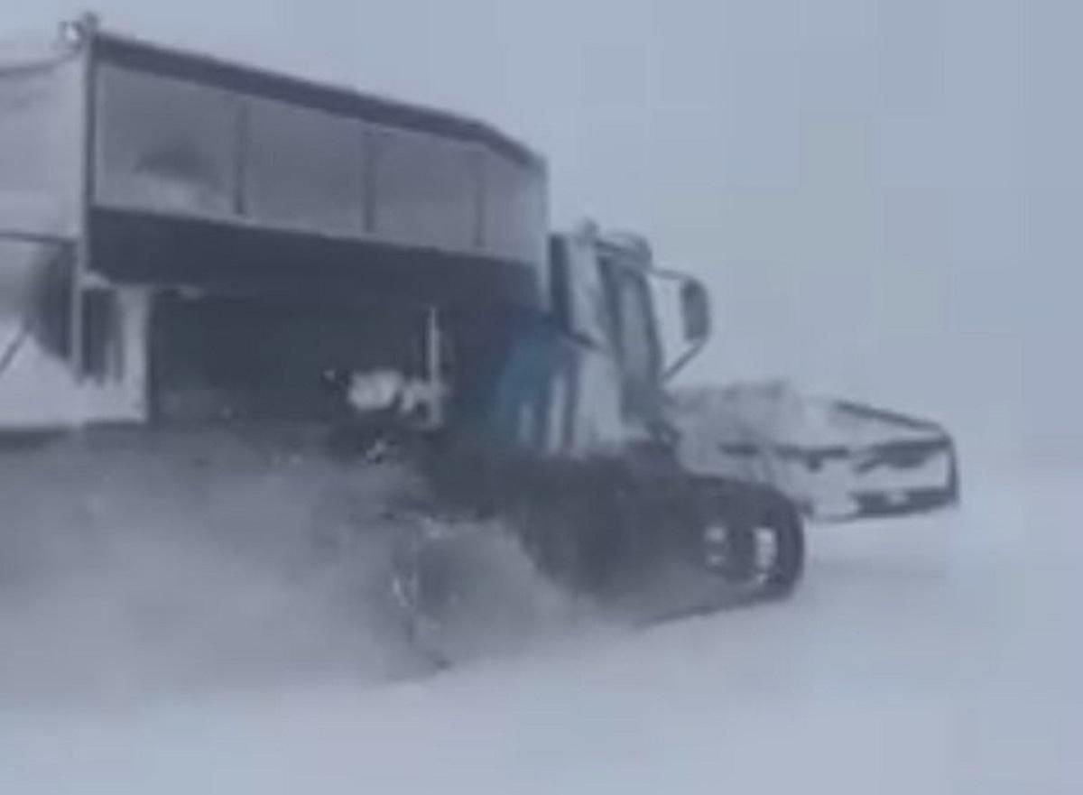 Нулевая видимость: спасатели показали метель в Карпатах и просят не идти в горы Нулевая видимость: спасатели показали метель в Карпатах и просят не идти в горы