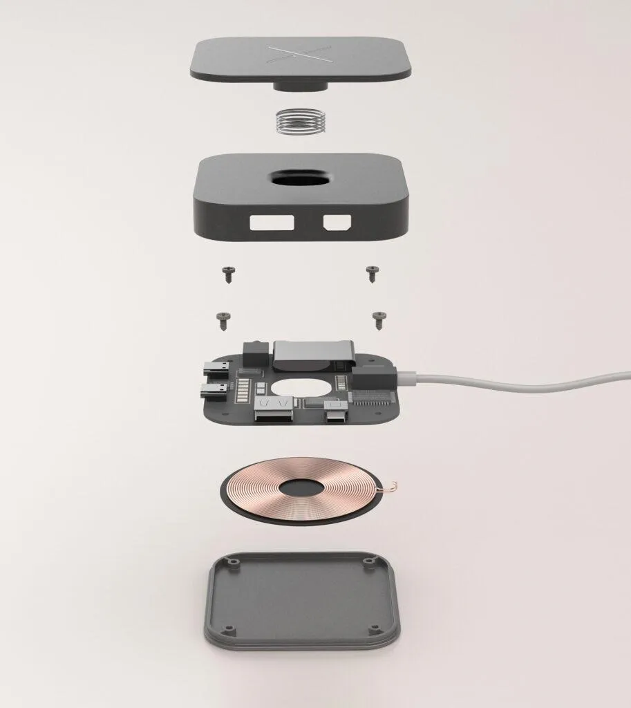 Блок з фізичними інтерфейсами USB-C, USB-A і Thunderbolt Блок з фізичними інтерфейсами USB-C, USB-A і Thunderbolt