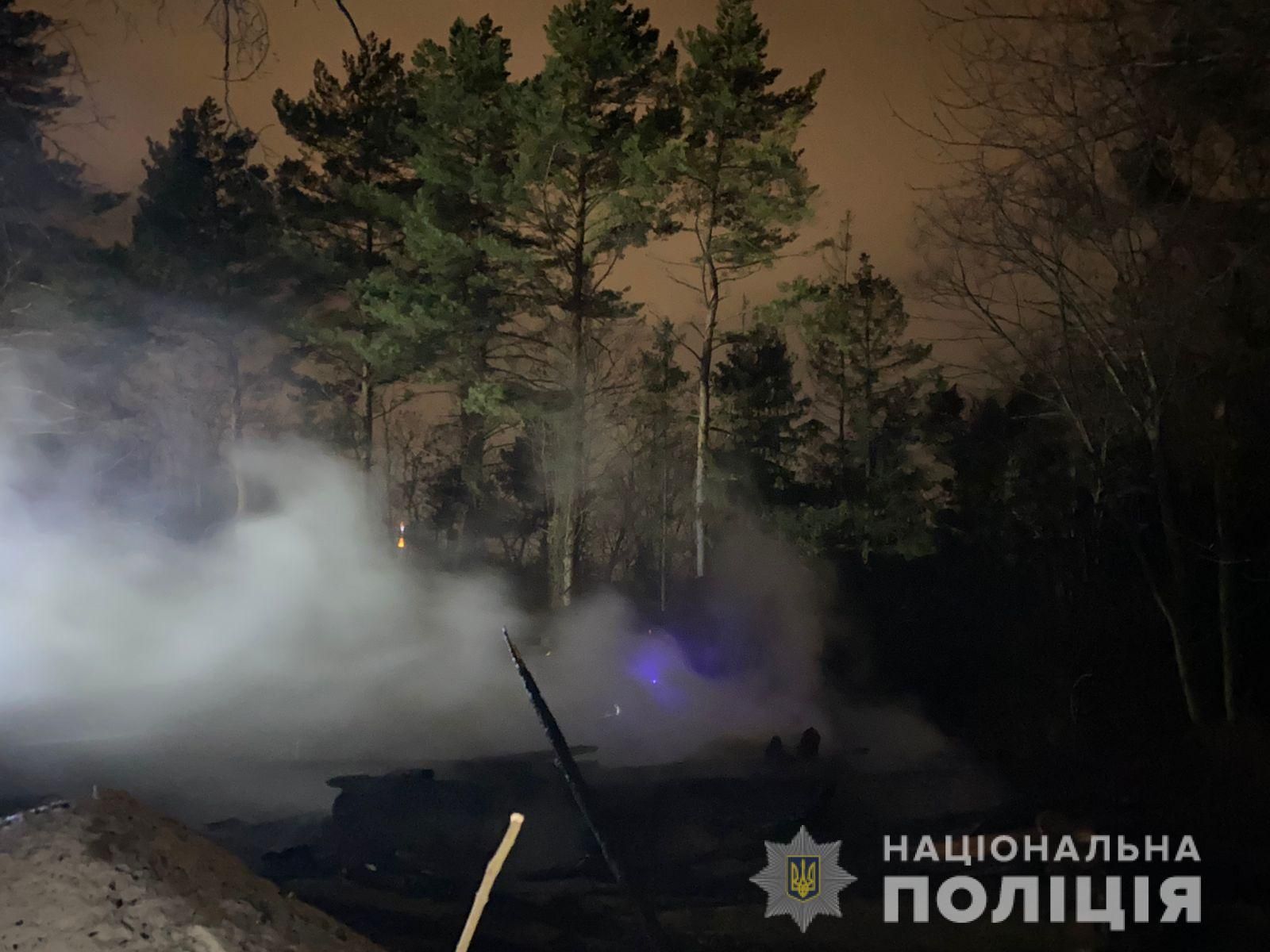 Дотла сгорела "Гуцульская хата": в полиции назвали причину мощного пожара в Шевченковском гаю