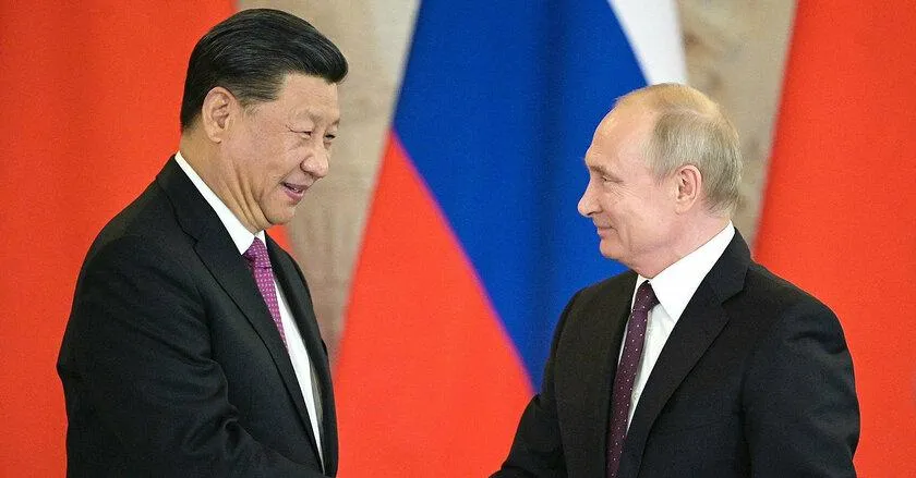 Владимир Путин, Си Цзиньпин, Россия, Китай, КНР