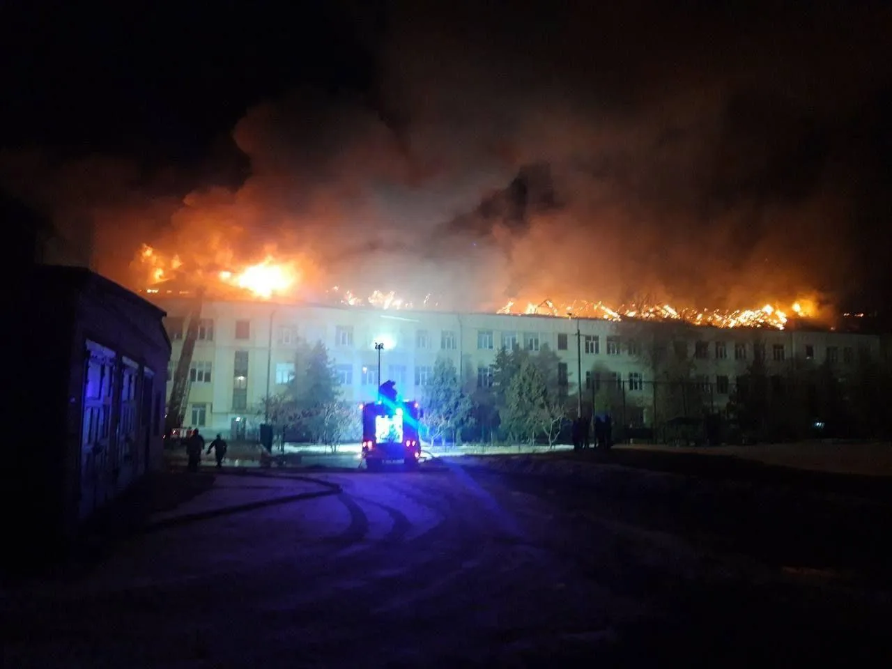 пожежа в гімназії східних мов