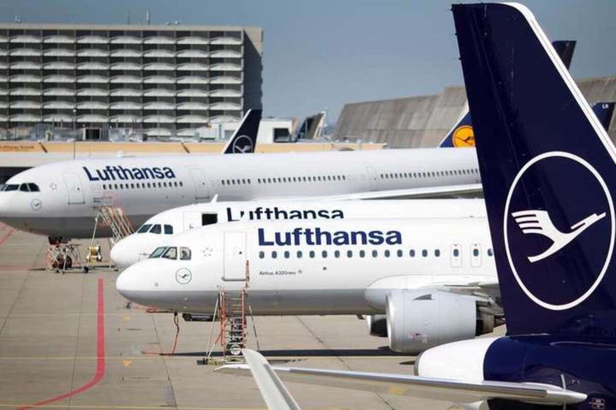 Lufthansa продолжает осуществлять рейсы в Украину