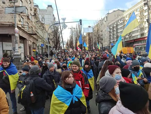 Марш єдності, Україна, загроза російського вторгнення, війна
