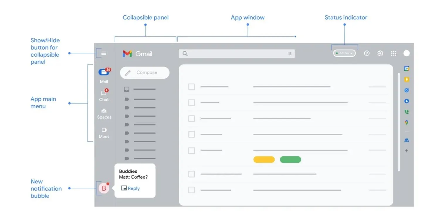 Новий дизайн Gmail Новий дизайн Gmail