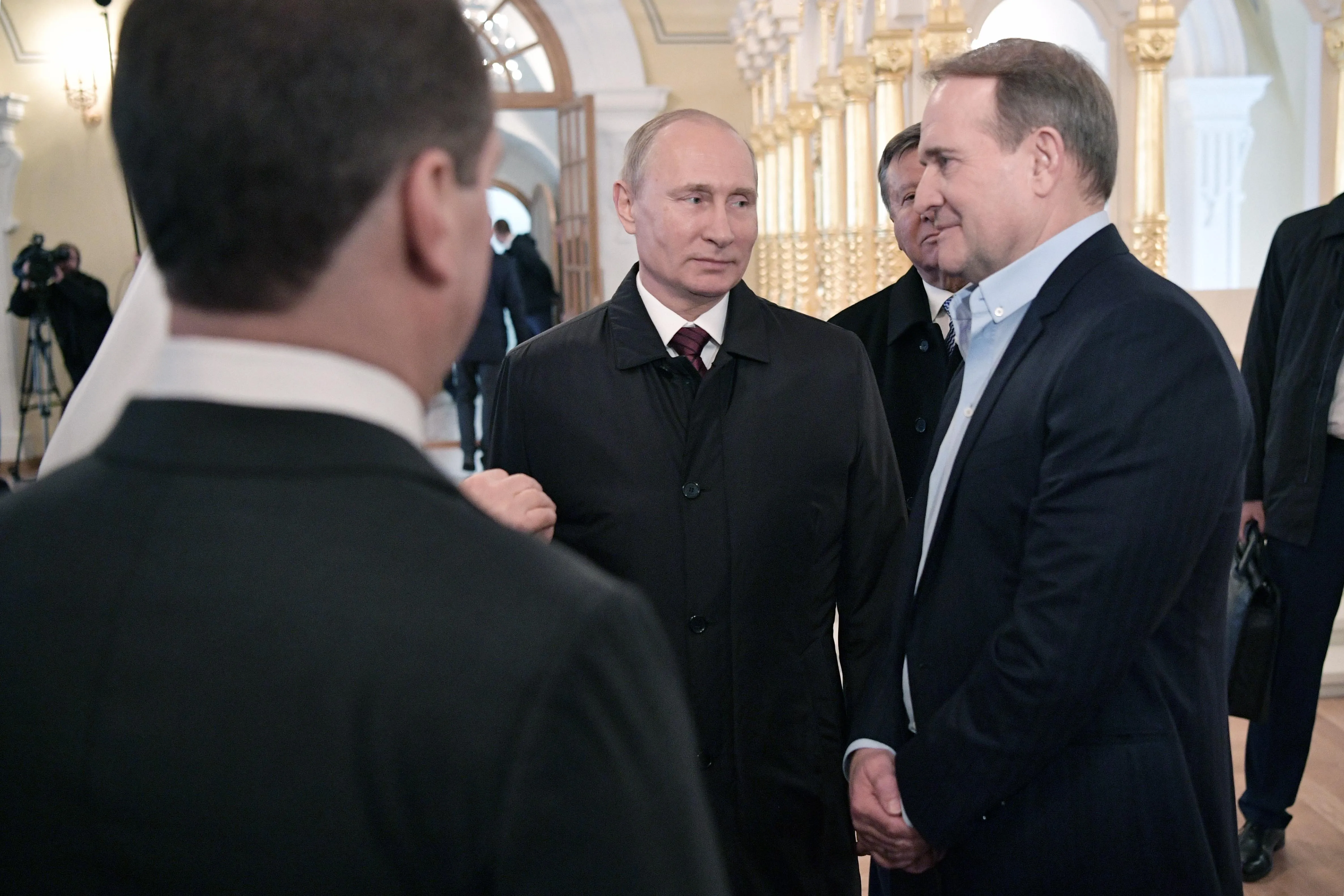 Володимир Путін, президент Росії, Віктор Медведчук Володимир Путін, президент Росії, Віктор Медведчук