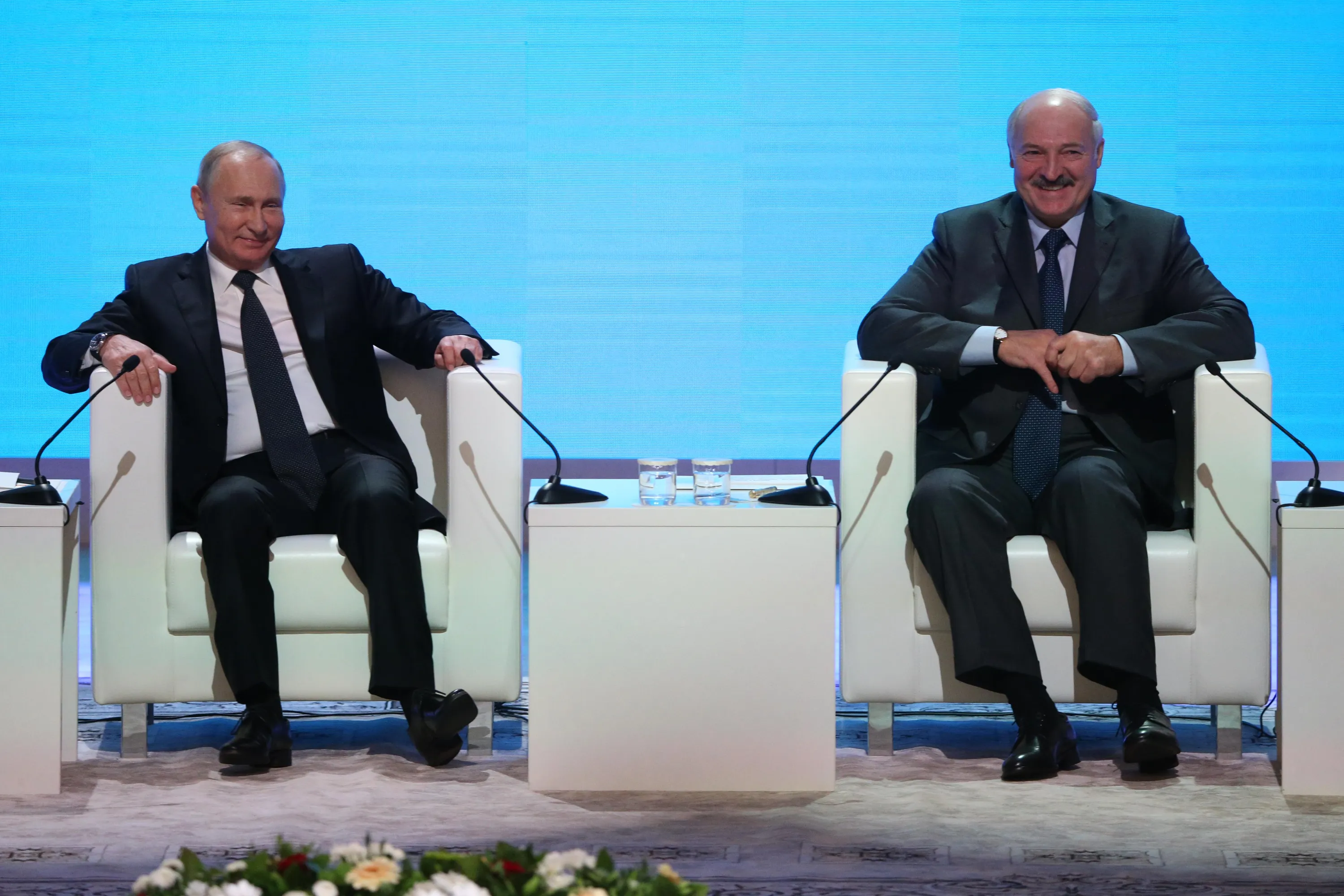 Олександр Лукашенко й Володимир Путін Олександр Лукашенко й Володимир Путін