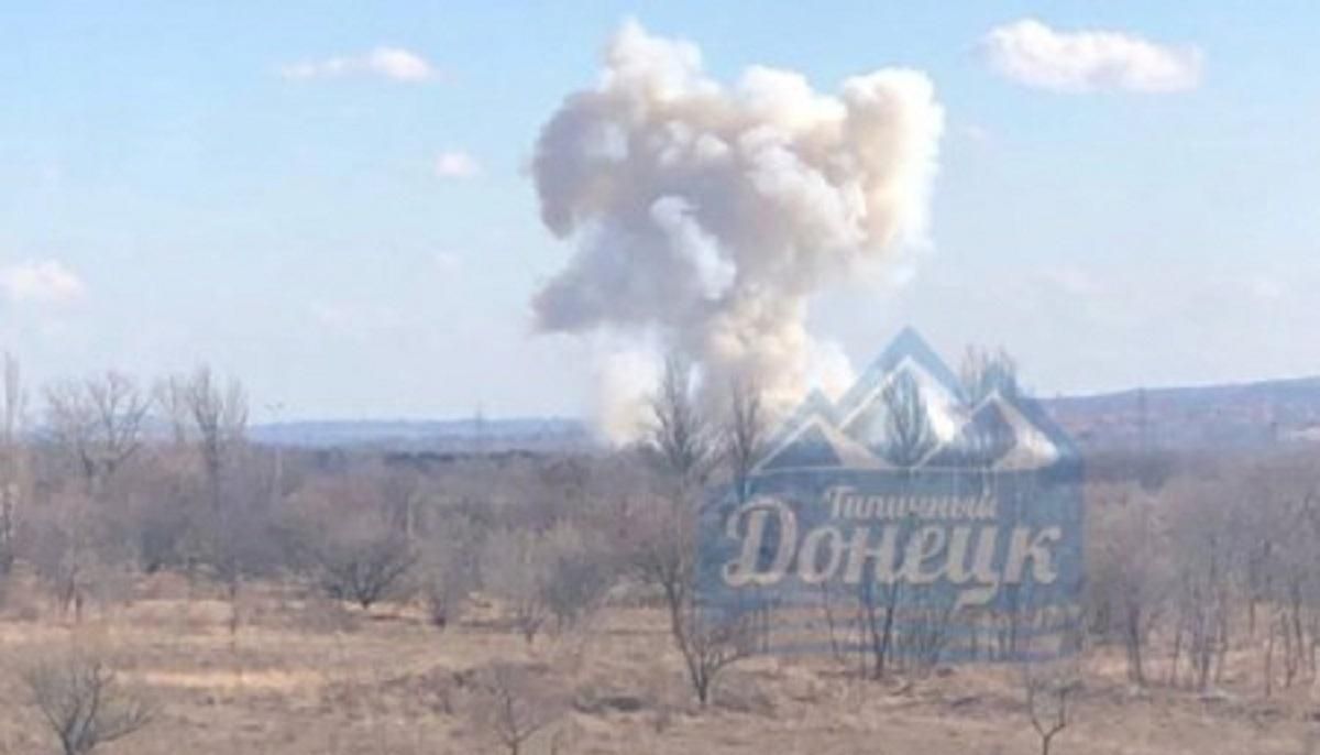 Очевидцы сообщили о мощном взрыве в пригороде Донецка Очевидцы сообщили о мощном взрыве в пригороде Донецка