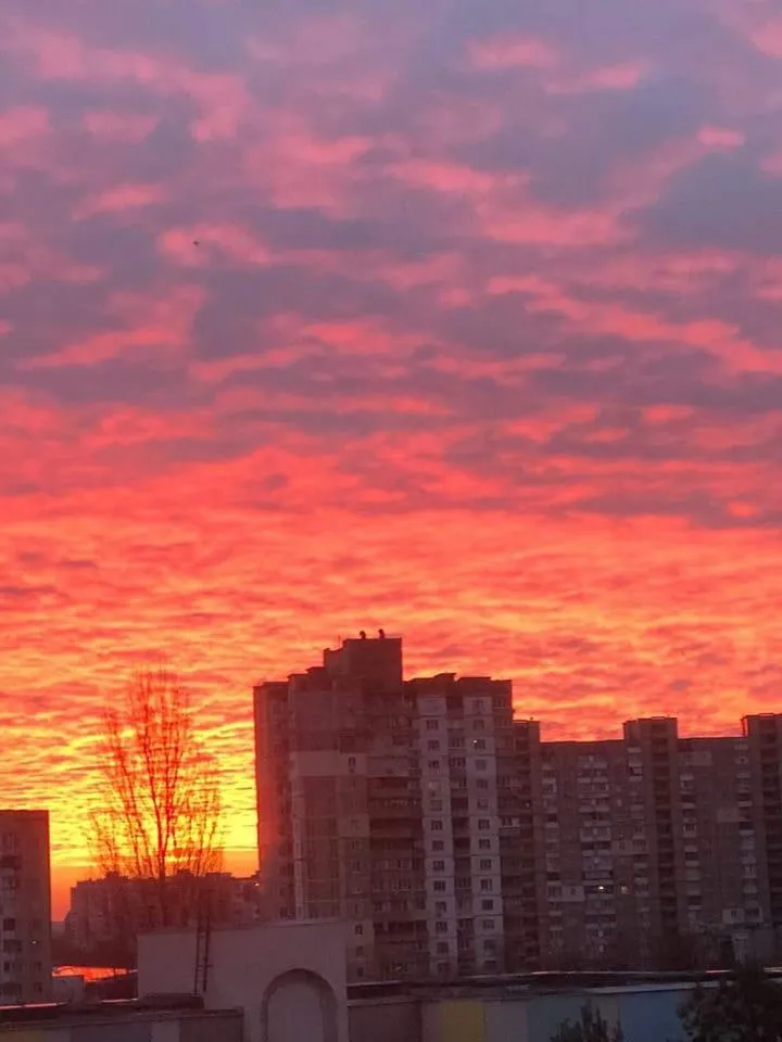 схід сонця, троєщина, київ схід сонця, троєщина, київ