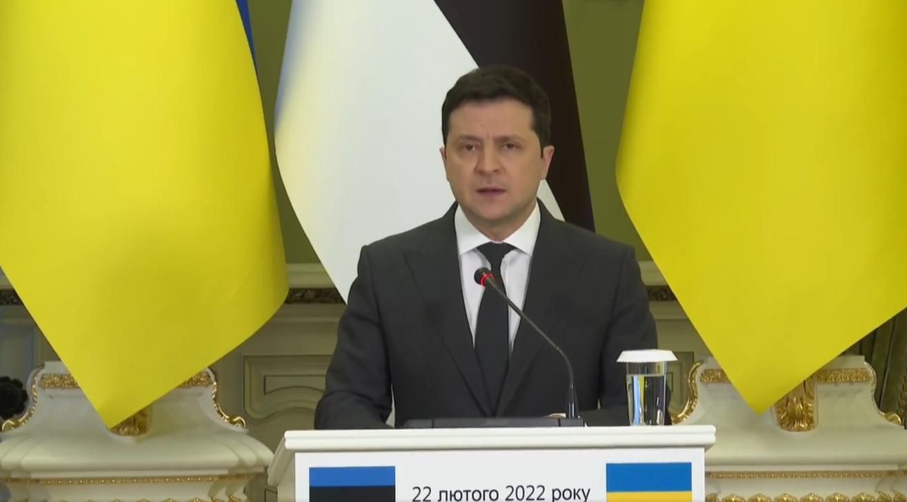 Юридичне підґрунтя для агресії, – Зеленський про "визнання" Росією псевдореспублік - 24 Канал