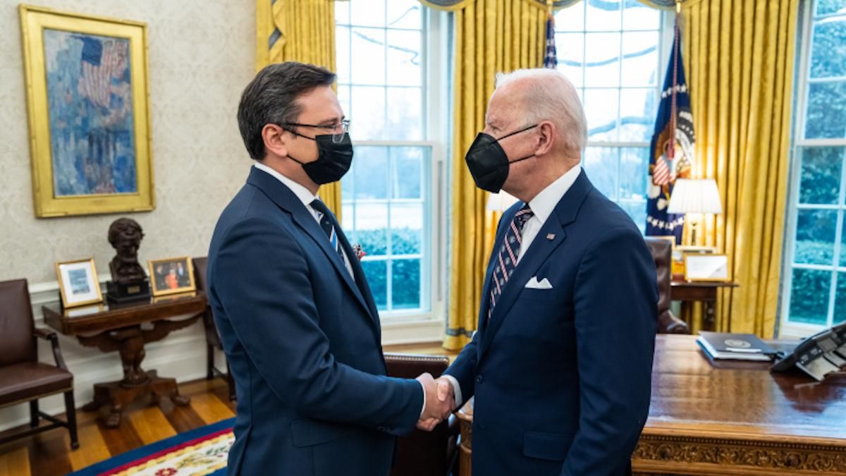 Байден встретился с Кулебой: Белый дом и МИД рассказали подробности встречи - 24 Канал Байден встретился с Кулебой: Белый дом и МИД рассказали подробности встречи - 24 Канал