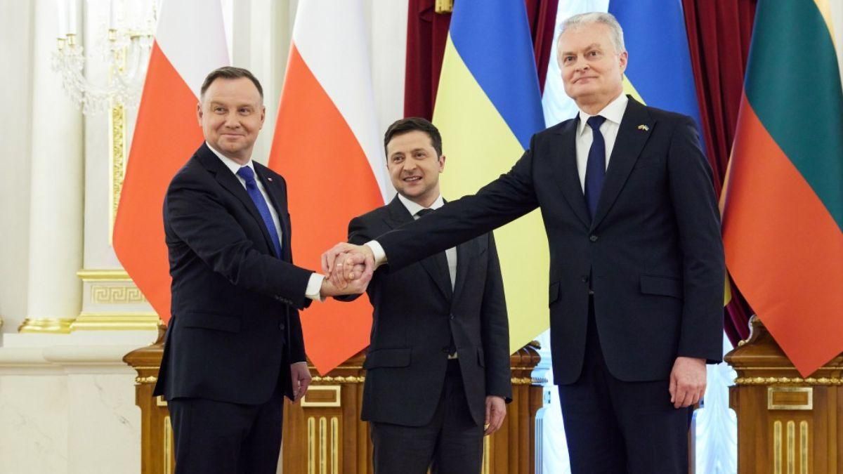 Друзі України, – Зеленський зустрівся з Дудою та Науседою - 24 Канал Друзі України, – Зеленський зустрівся з Дудою та Науседою - 24 Канал