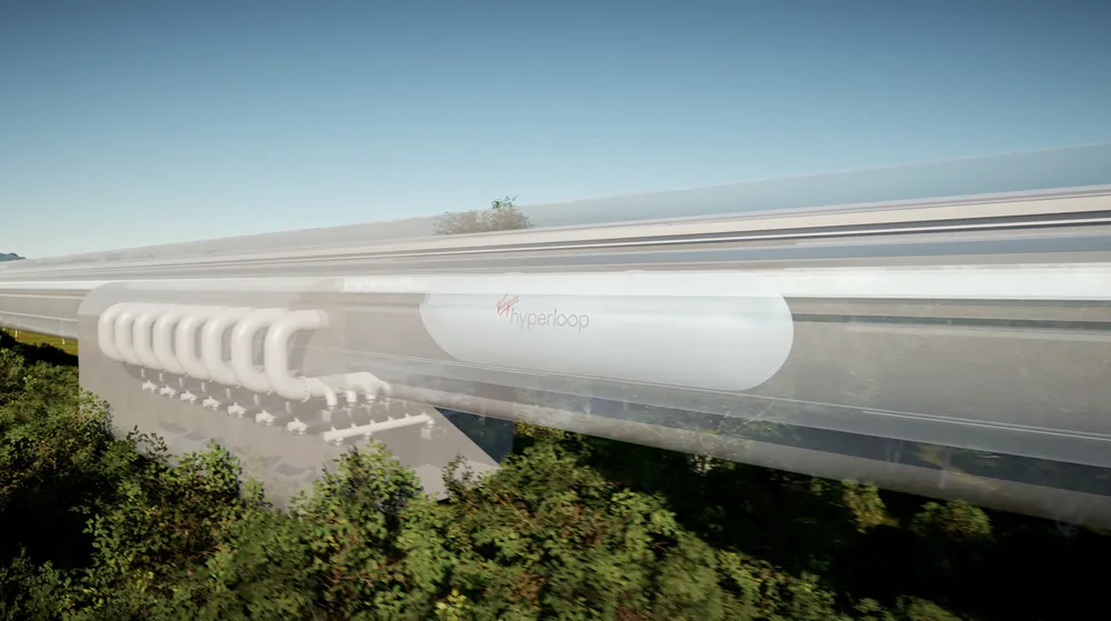 Проєктні зображення каспули Hyperloop