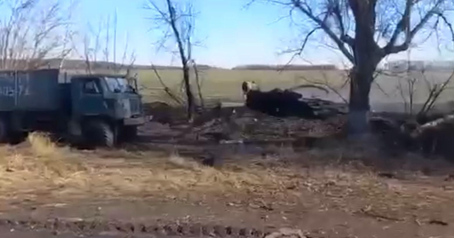 Під Харковом ЗСУ знищили колону військової техніки Росії - 24 Канал