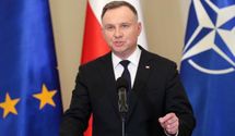 Анджей Дуда висловив захоплення мужністю ЗСУ: Польща вже надає практичну допомогу Україні