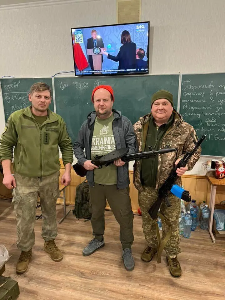 Виктор Бронюк в терробороне Виктор Бронюк в терробороне