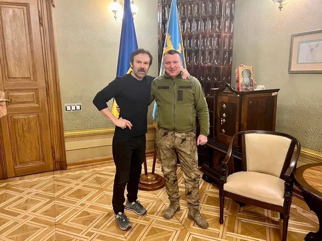 Святослав Вакарчук в Теробороне Святослав Вакарчук в Теробороне