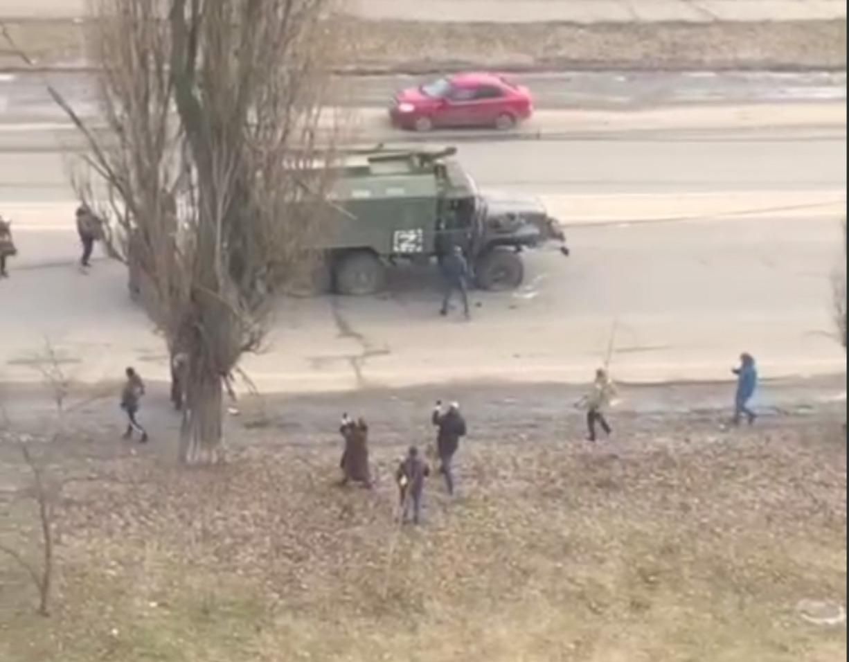 Сумська оборона затримала техніку ворога на Курському проспекті - 24 Канал Сумська оборона затримала техніку ворога на Курському проспекті - 24 Канал