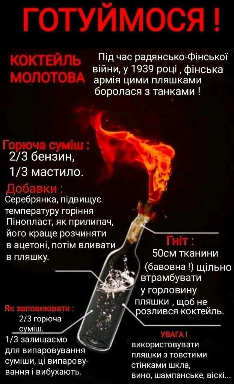 Коктейль молотова Коктейль молотова