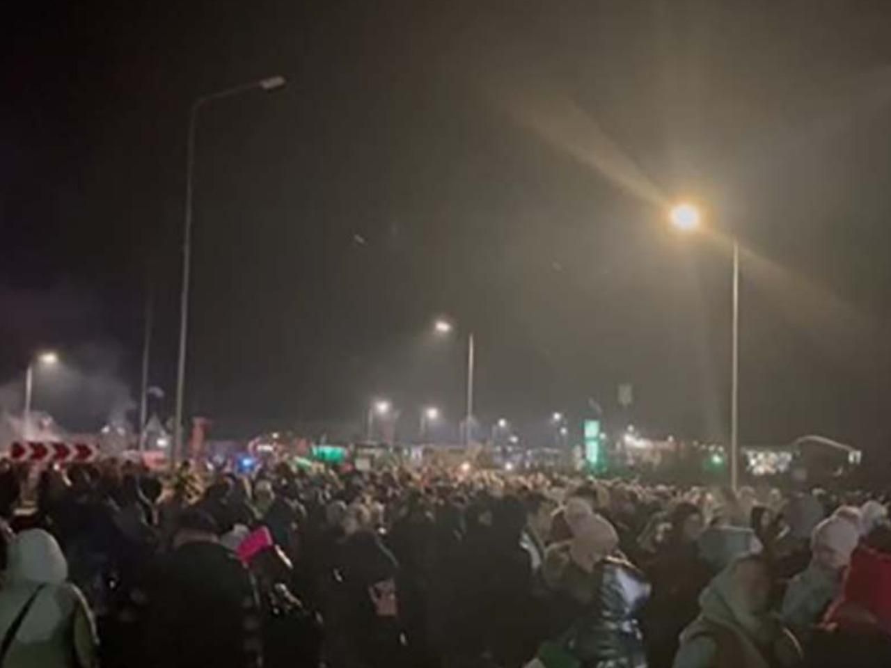 Ситуация на границе с Польшей в одном видео Ситуация на границе с Польшей в одном видео