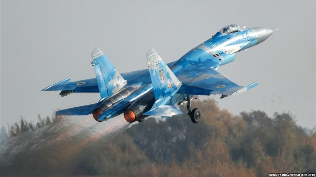 Українська авіація здійснила перехоплення штурмовиків Росії у небі над Києвом - 24 Канал