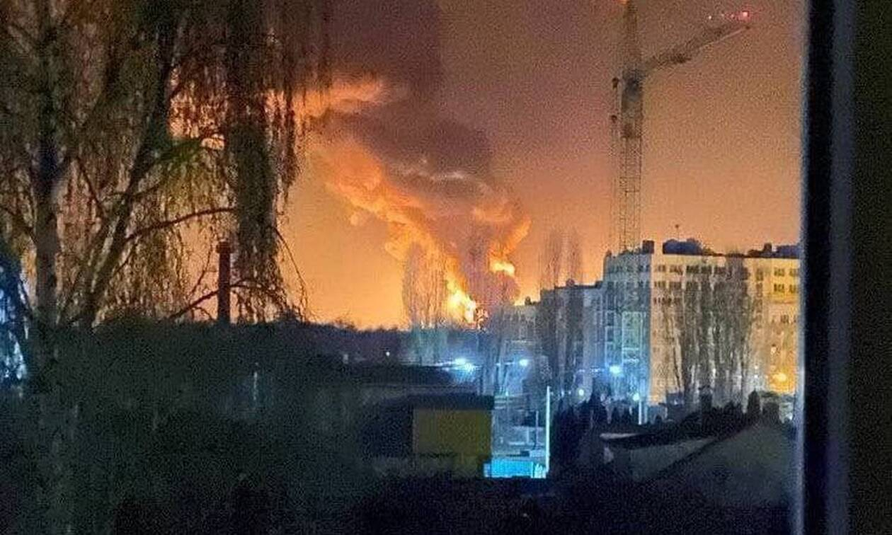 В Василькове полностью разрушено ПТУ бомбардировкой