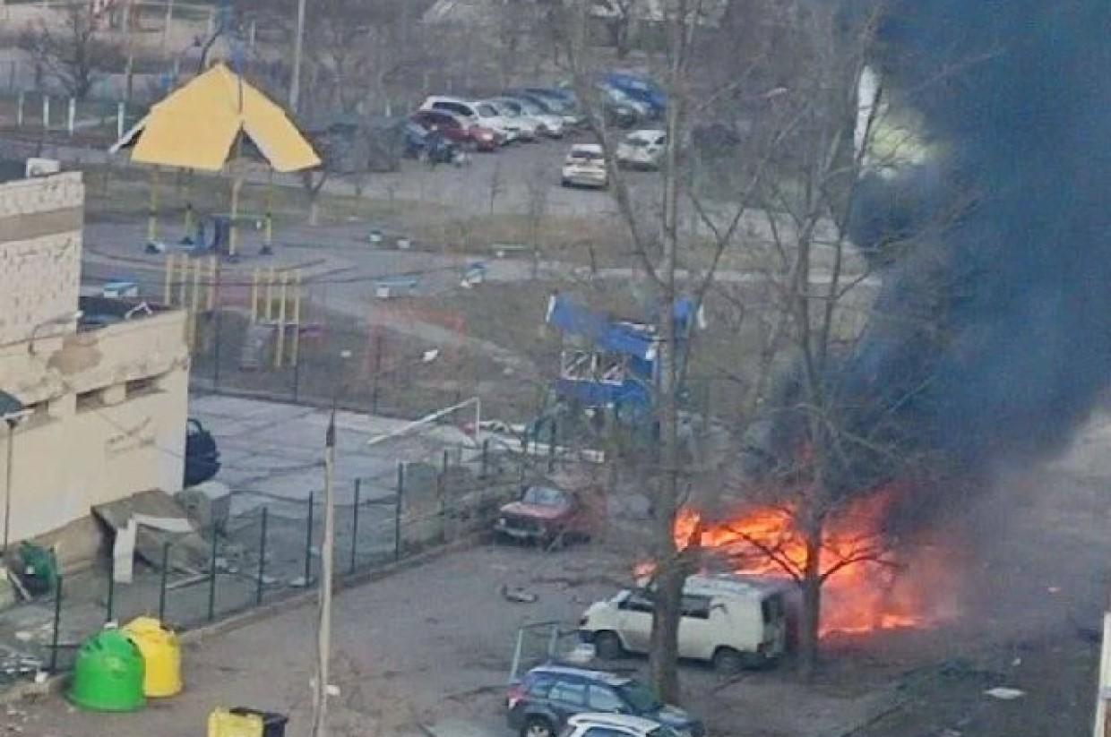 У мережі показали наслідки ракетного удару по Троєщині: моторошні відео - 24 Канал