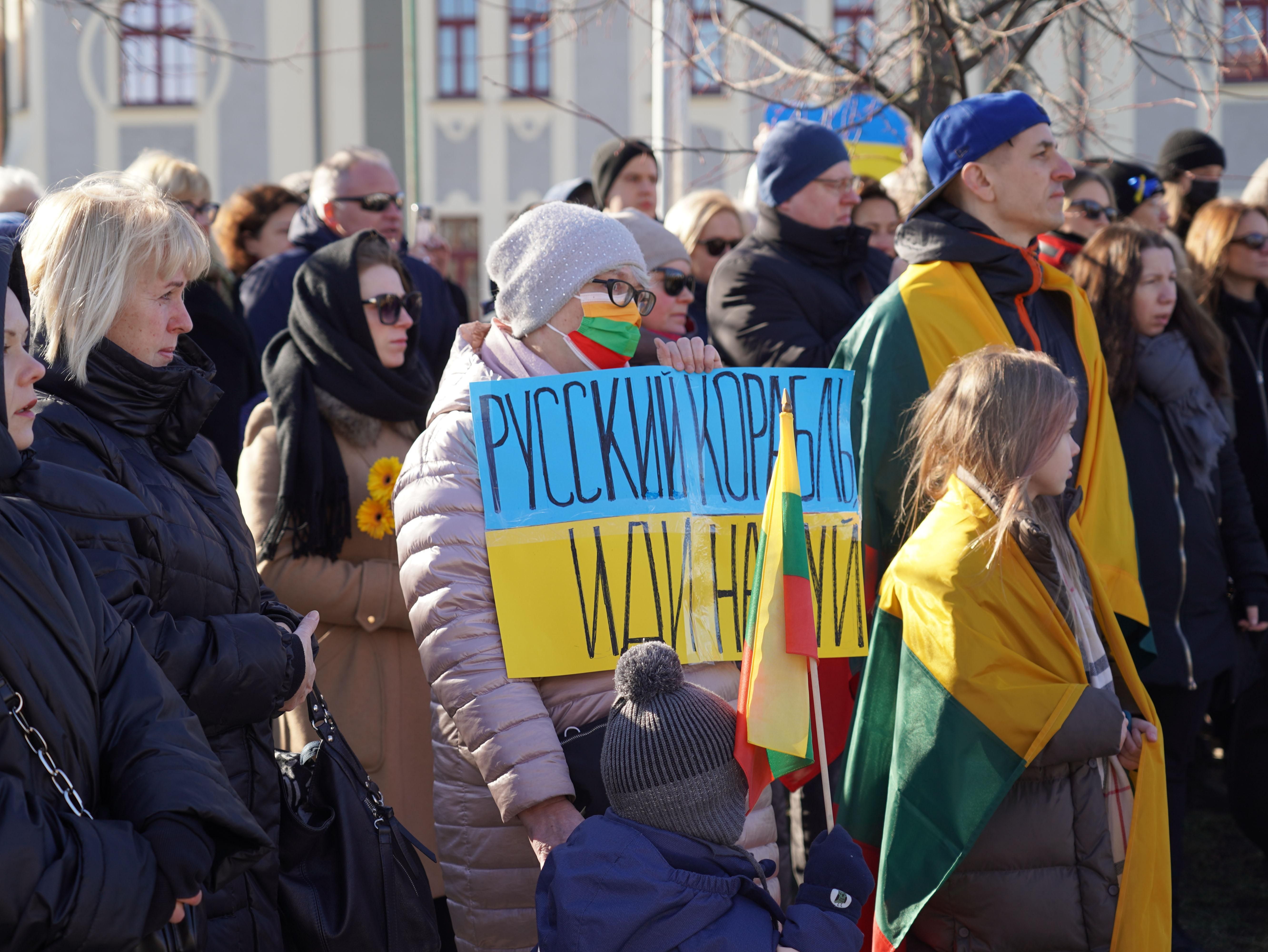 Безграничная поддержка и ответ Путину: фотодоказательство того, что литовцы крутые - 24 Канал