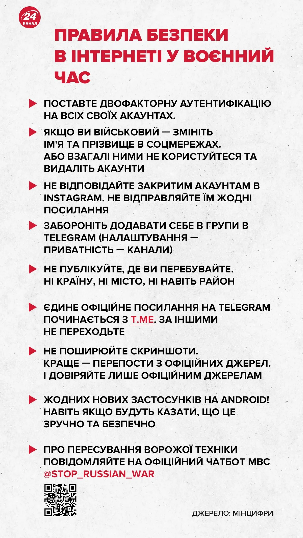 Правила поведінки в інтернеті у воєнний час