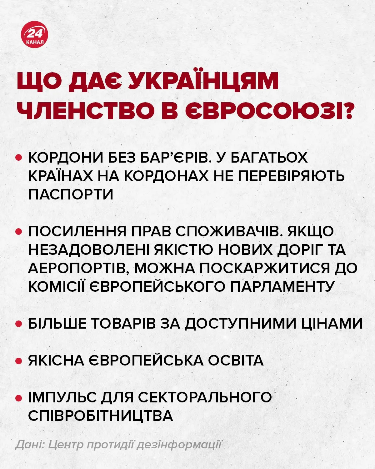 Переваги вступу до ЄС 