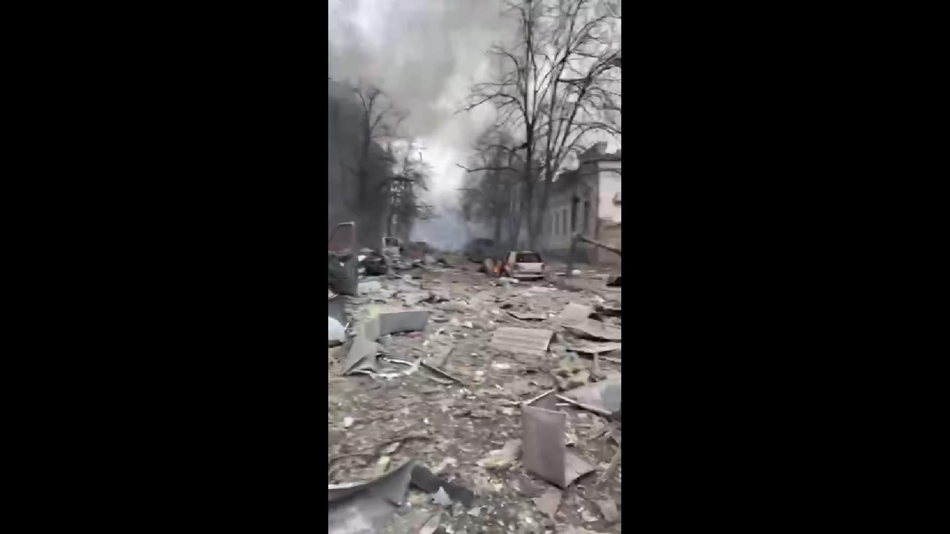 Ворожі винищувачі знову намагались завдати удару по Штабу Оборони Харківщини - 24 Канал Ворожі винищувачі знову намагались завдати удару по Штабу Оборони Харківщини - 24 Канал