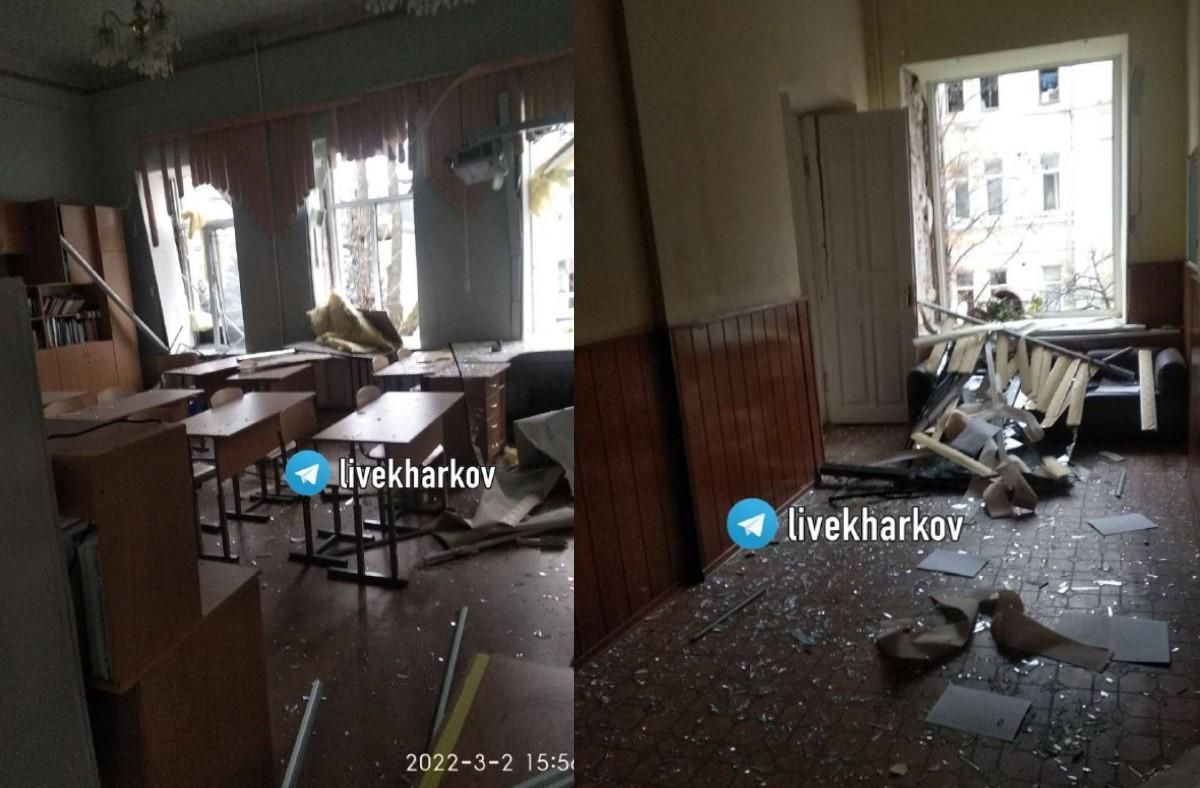 Оккупанты разрушили в Харькове интернат для незрячих детей: ужасные видео последствий - 24 Канал Оккупанты разрушили в Харькове интернат для незрячих детей: ужасные видео последствий - 24 Канал