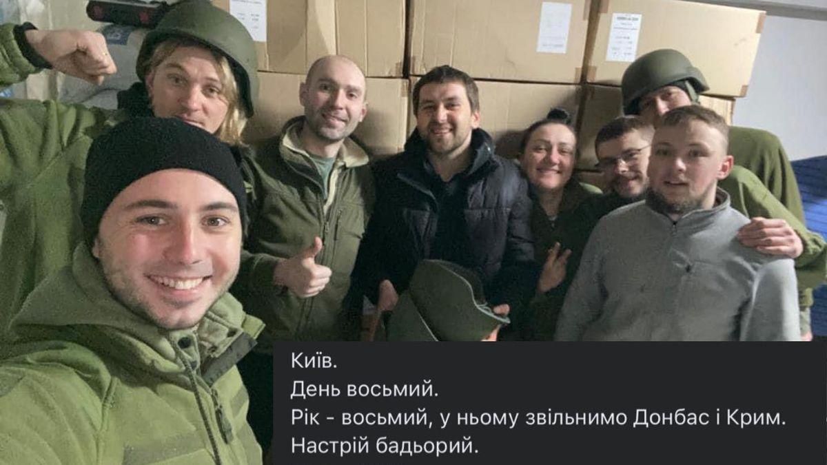 Звільнимо Донбас і Крим, – Тарас Тополя показав, який настрій у тероборони на 8 день війни