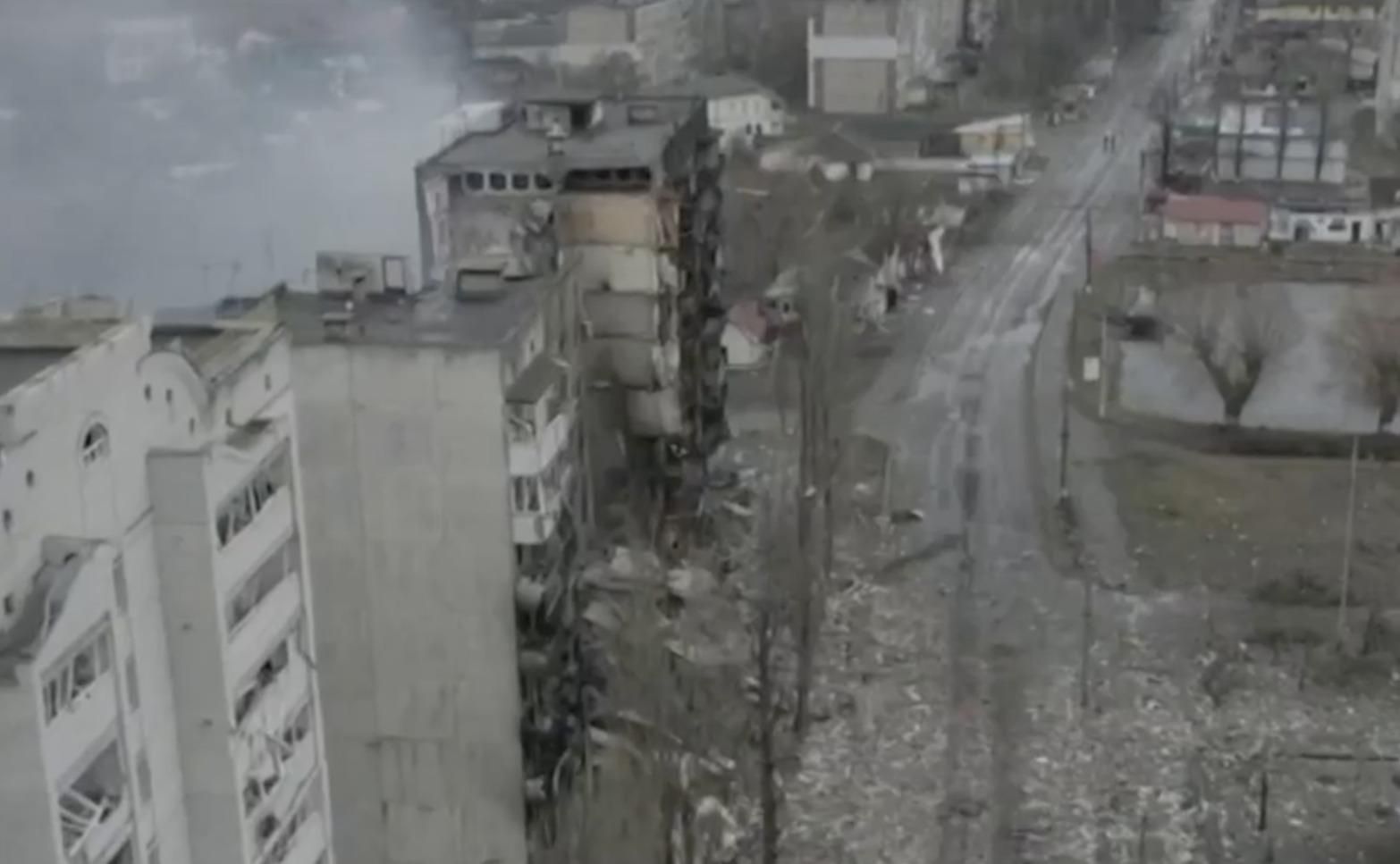 Ракетні удари фактично повністю зруйнували Бородянку на Київщині - 24 Канал Ракетні удари фактично повністю зруйнували Бородянку на Київщині - 24 Канал