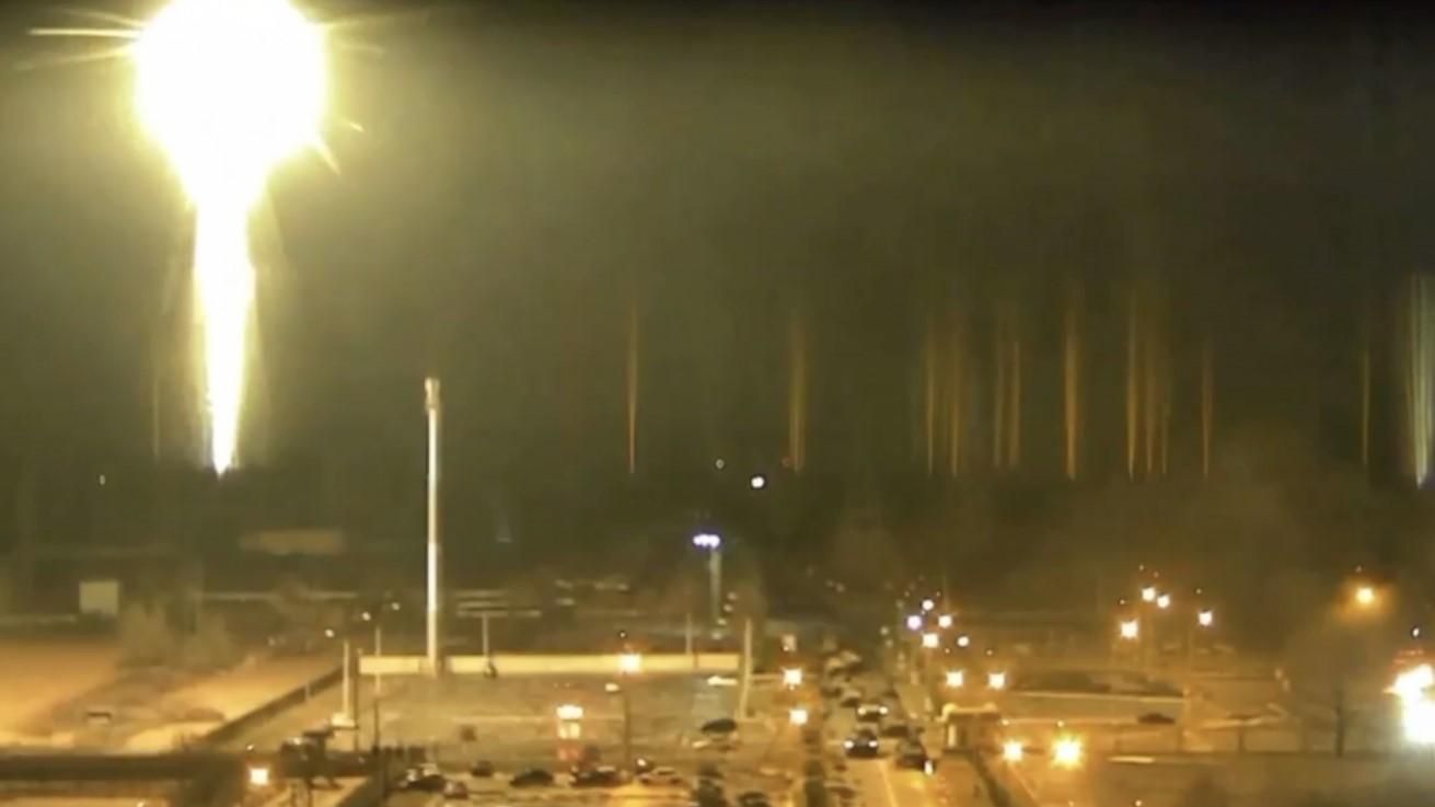 Показали последствия штурма Запорожской АЭС: видео с места происшествия