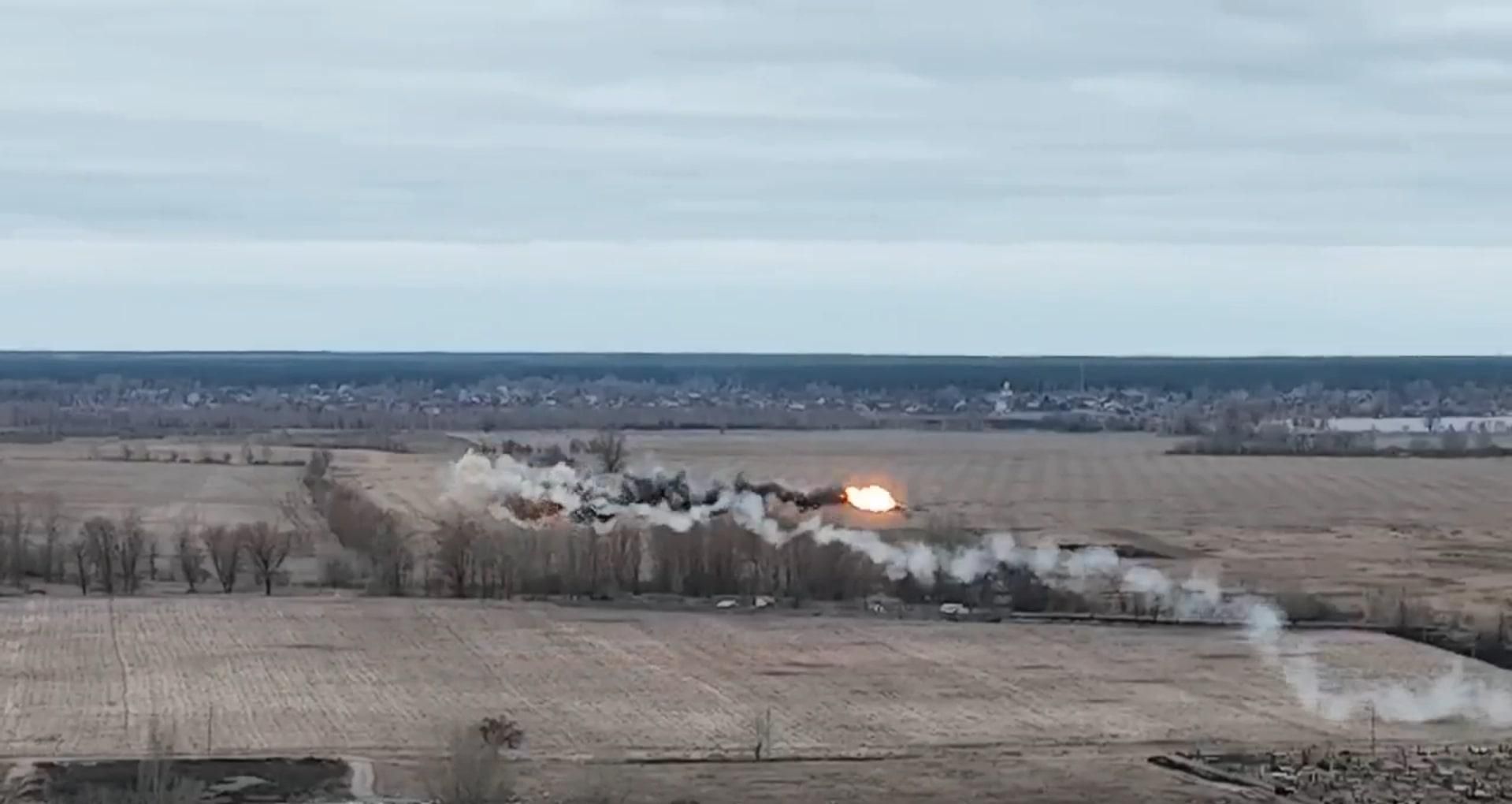 Українські герої збили російський бойовий вертоліт: епічне відео - 24 Канал