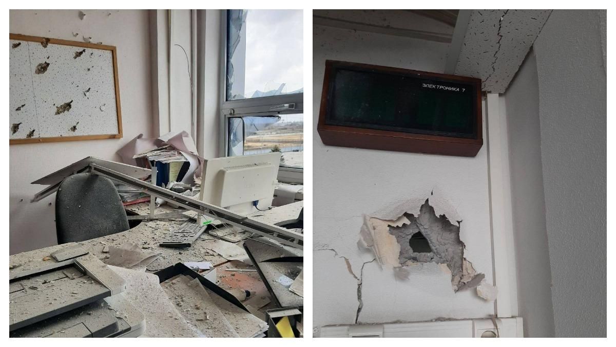 Оккупанты атаковали админкорпус Запорожской АЭС: фото последствий не укладываются в голове Оккупанты атаковали админкорпус Запорожской АЭС: фото последствий не укладываются в голове