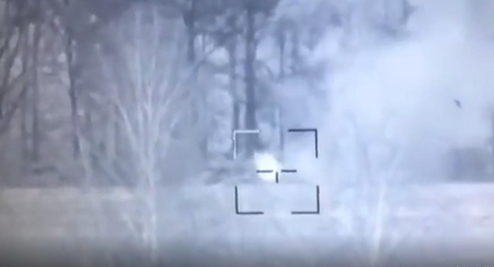 Украинский ПТУР уничтожил танк оккупантов: эффектное видео - 24 Канал