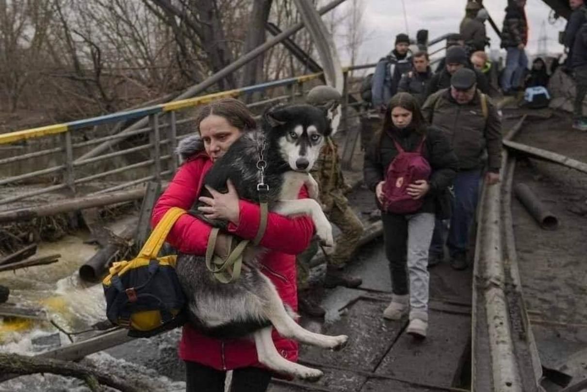 Из Ирпеня удалось эвакуировать часть людей: фото с места событий - Киев