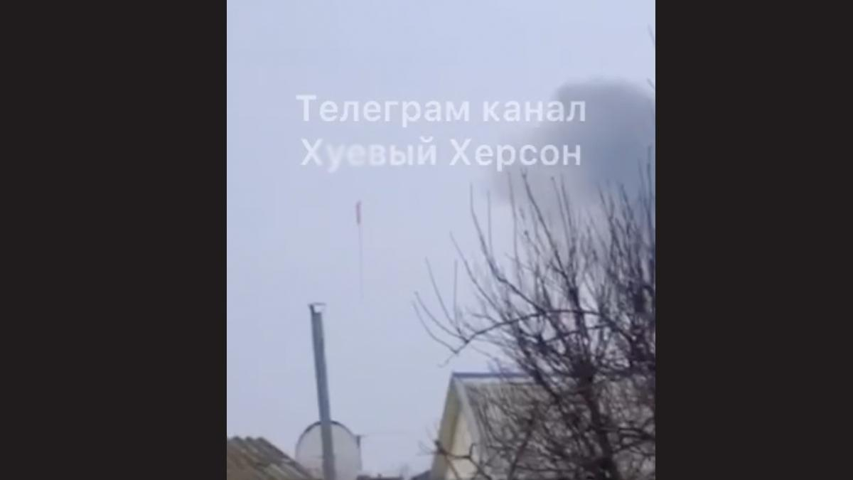 На Херсонщині збили російський літак, один пілот катапультувався - 24 Канал